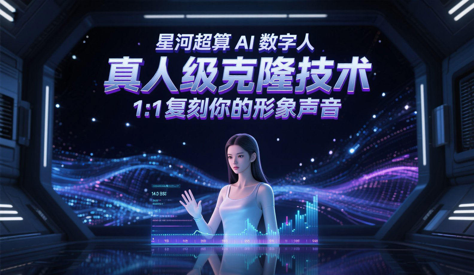 AI数字人-星河超算AI数字人:目前克隆效果最好的AI数字人分身工具