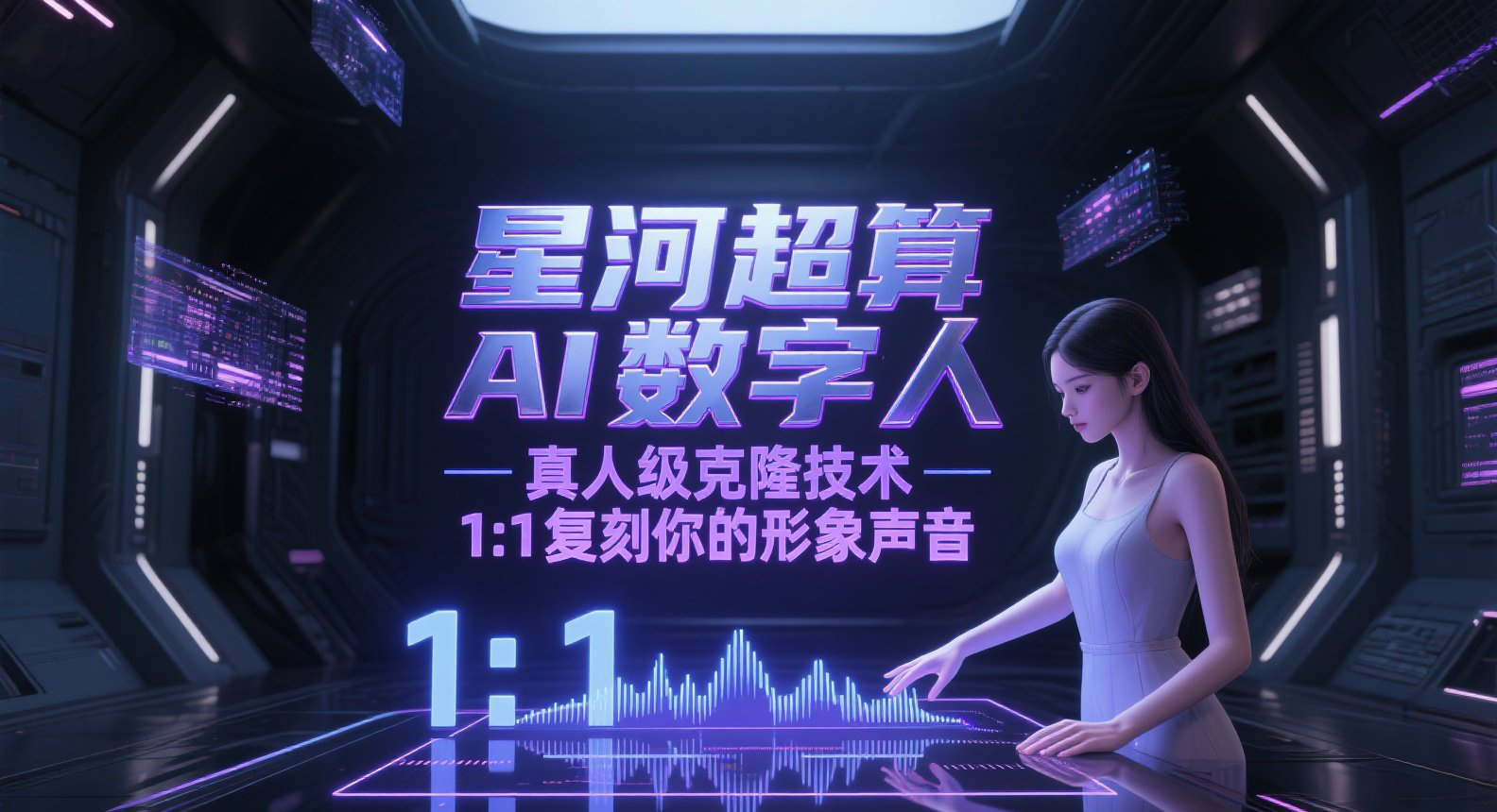 星河超算 AI 数字人:开启内容创作新时代