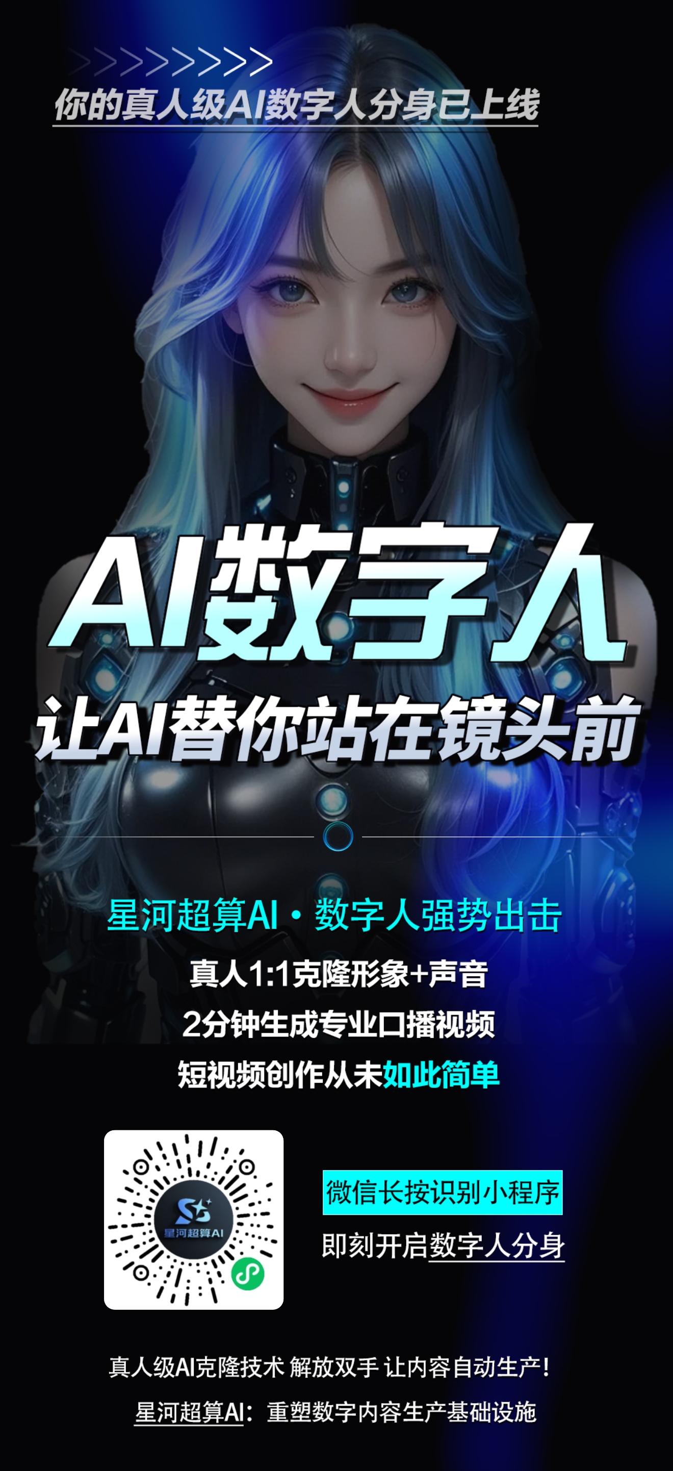 星河超算 AI 数字人:开启内容创作新时代